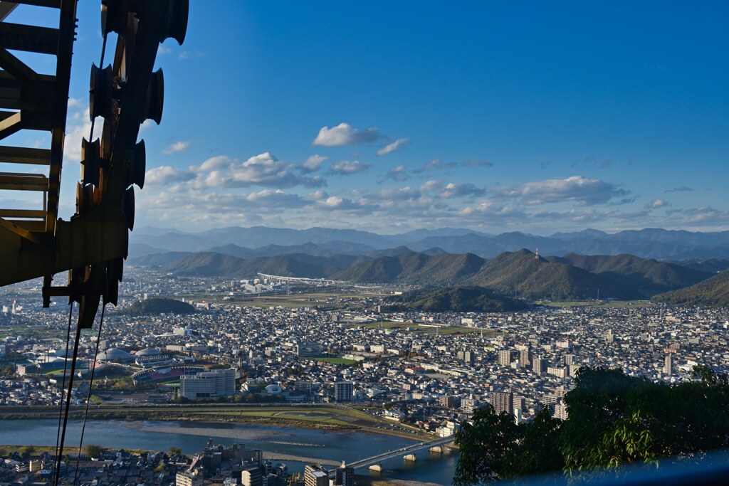 岐阜城ロープウェイから