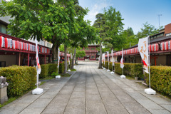 笠間神社　参道