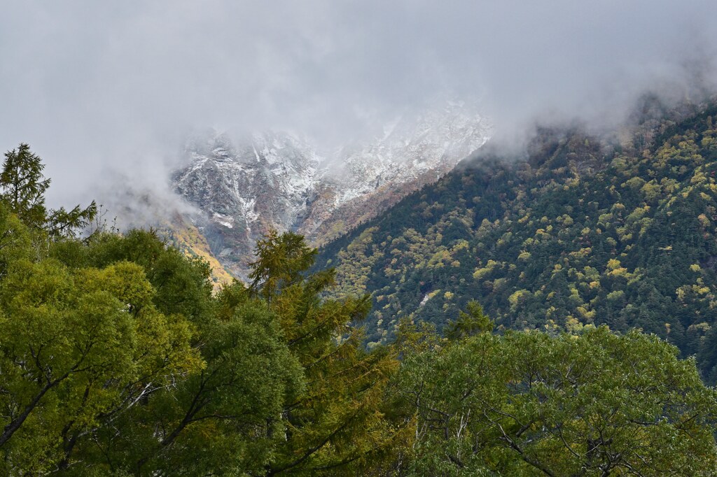 雪化粧　上高地