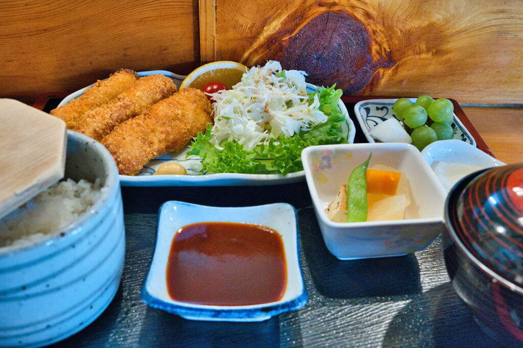 串カツ定食