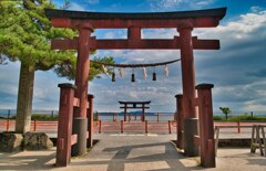 白髭神社　鳥居