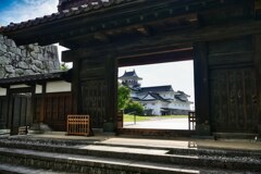 千歳御門から　日本100名城　富山城址公園