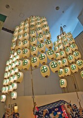 大きいものは50Kg　竿灯まつり