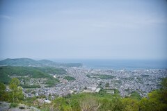 小樽を一望　天狗山