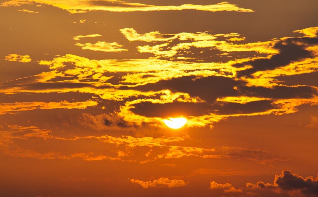 或る日の夕陽