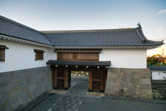 日本100名城　駿府城　東御門　櫓門