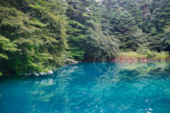 Blue lake surface☆