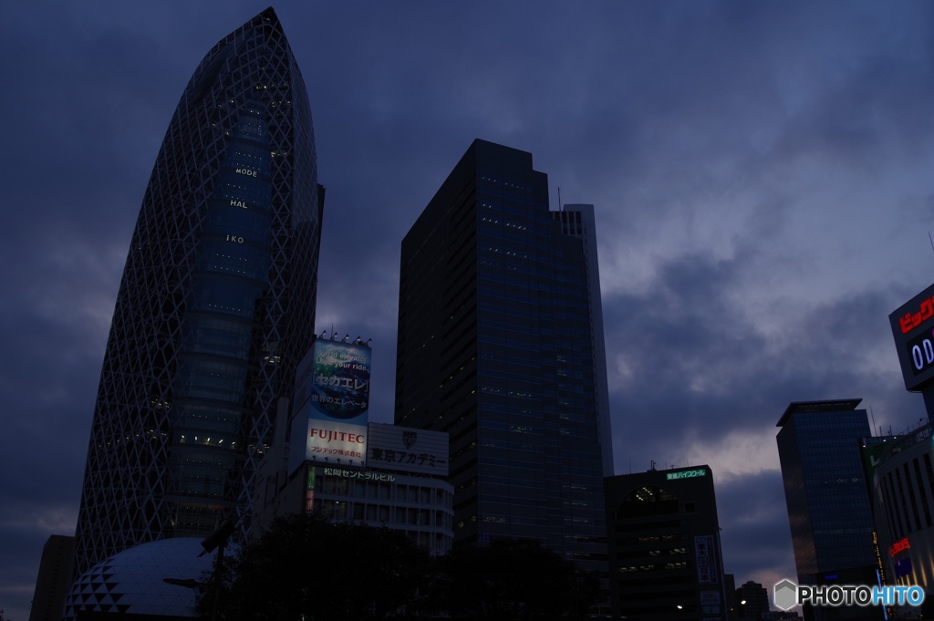 無機質な夕方