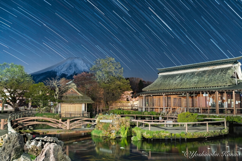 忍野八海の星景