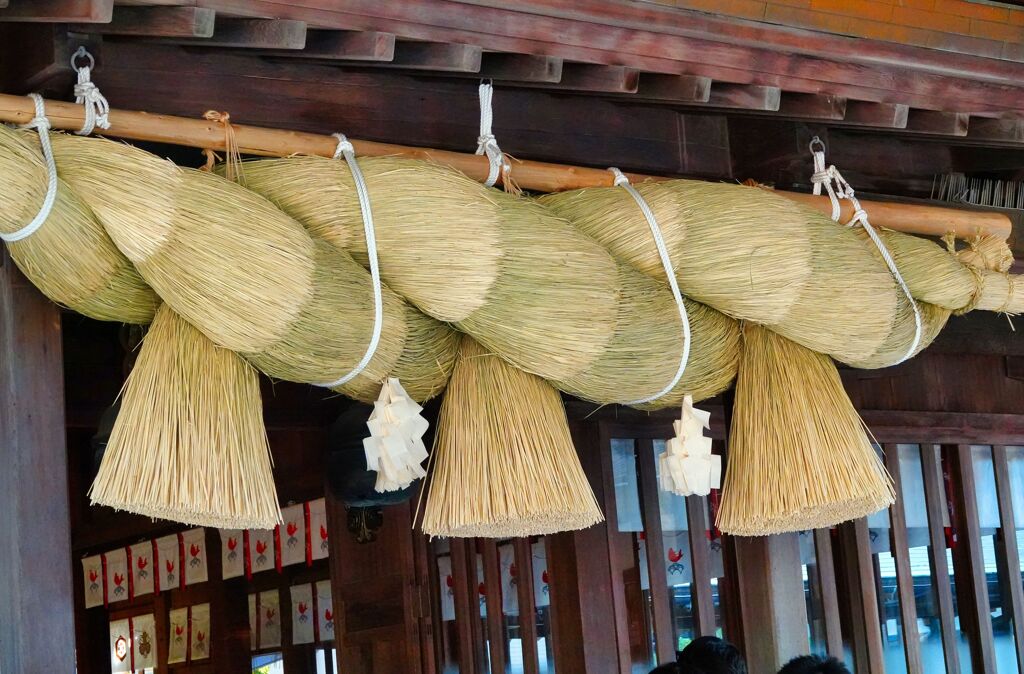 綺麗な〆縄