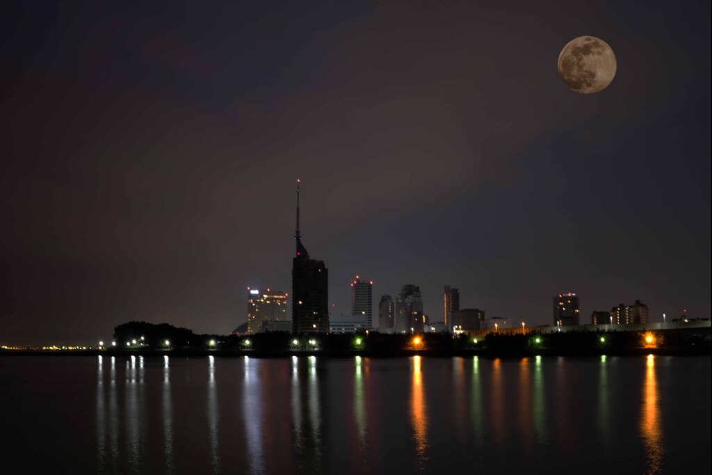 moon to tower