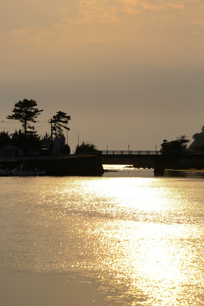 夕陽の輝き