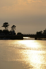 夕陽の輝き
