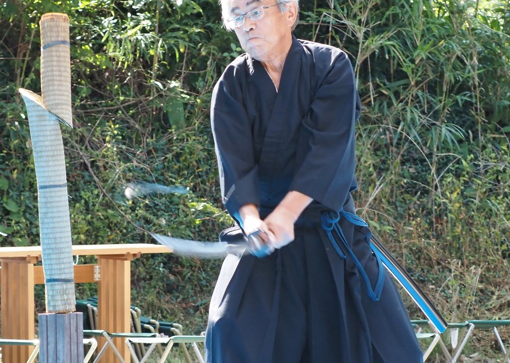 真剣居合道のお披露目