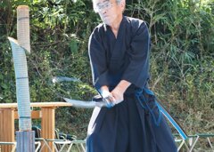 真剣居合道のお披露目