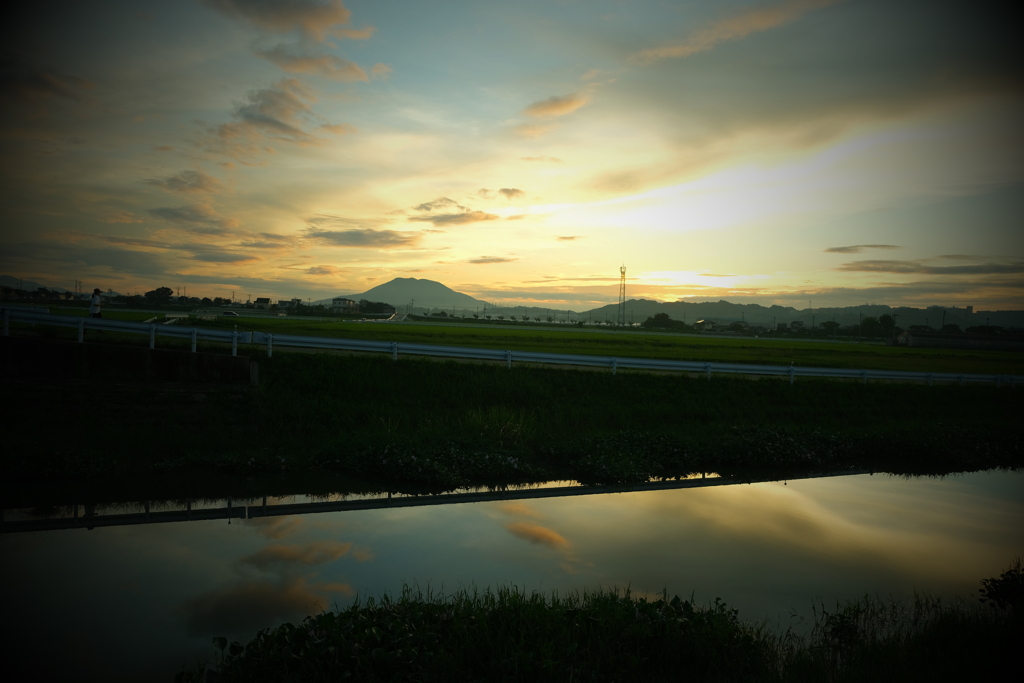 初秋の夕焼け2