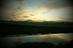 初秋の夕焼け2