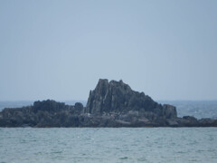潜水艦島の右側