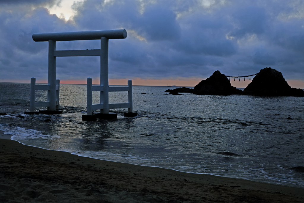 二見の夕陽３