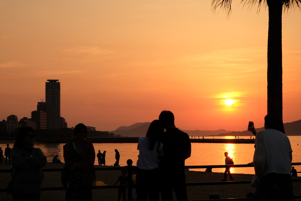 ＧＷの夕陽は熱い♡