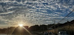 今朝の空