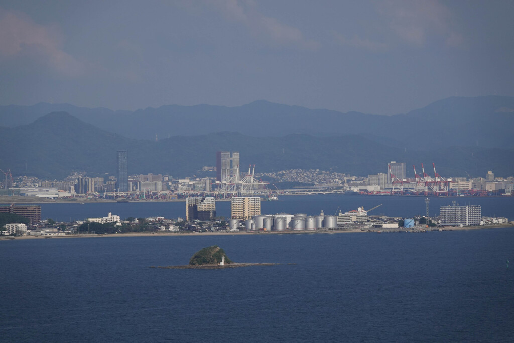 能古からの福岡景色