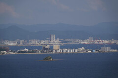 能古からの福岡景色