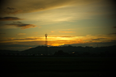 初秋の夕焼け5