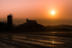 夕暮れ