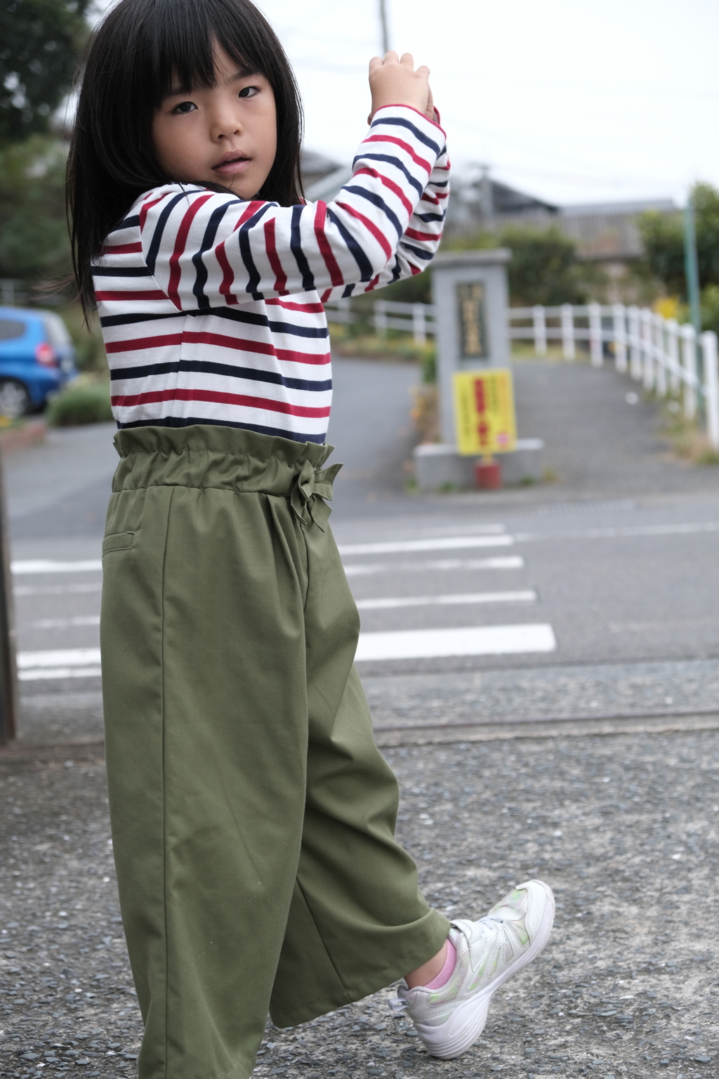 決めのポーズ