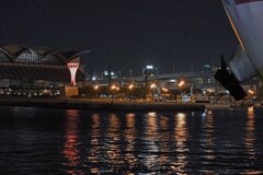 夜のベイサイド