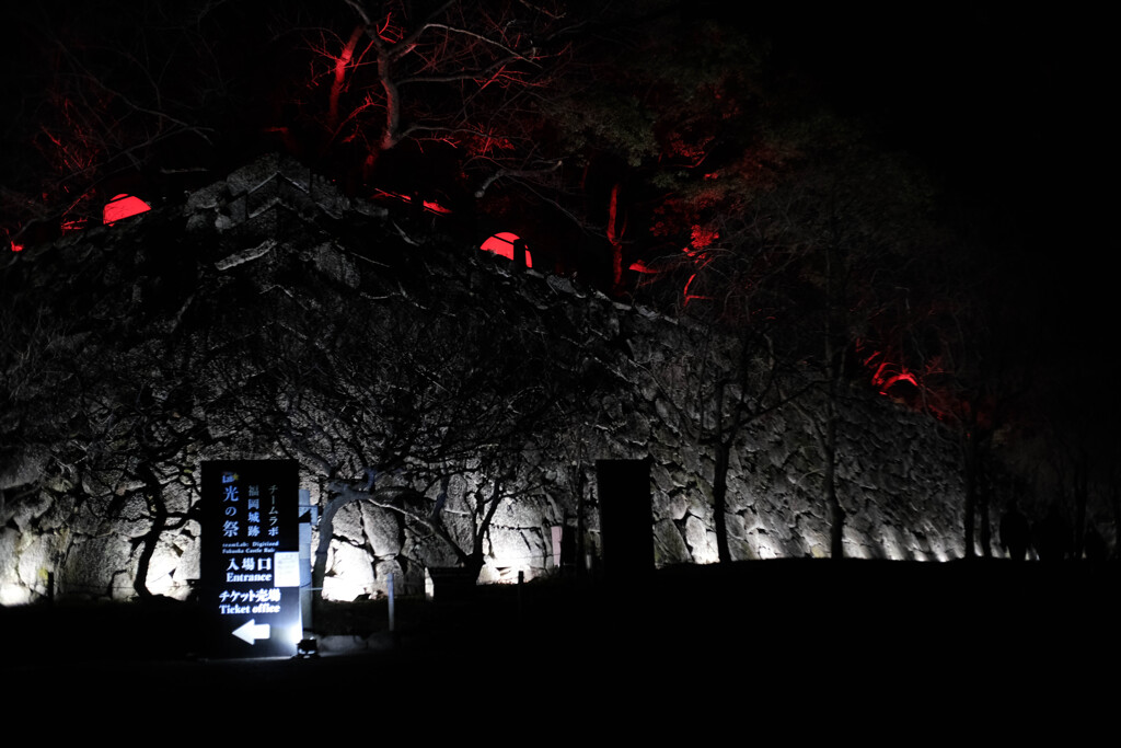 光の祭(福岡城址）
