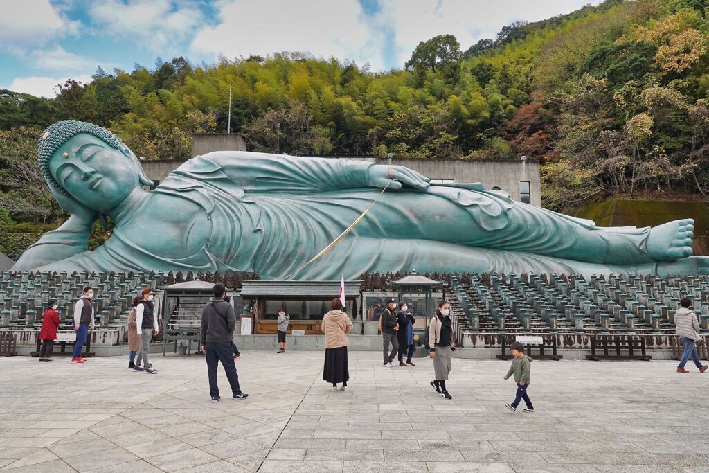 南蔵院の涅槃像