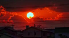 今日の夕陽