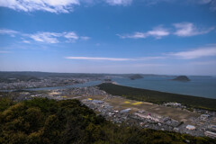 鏡山から