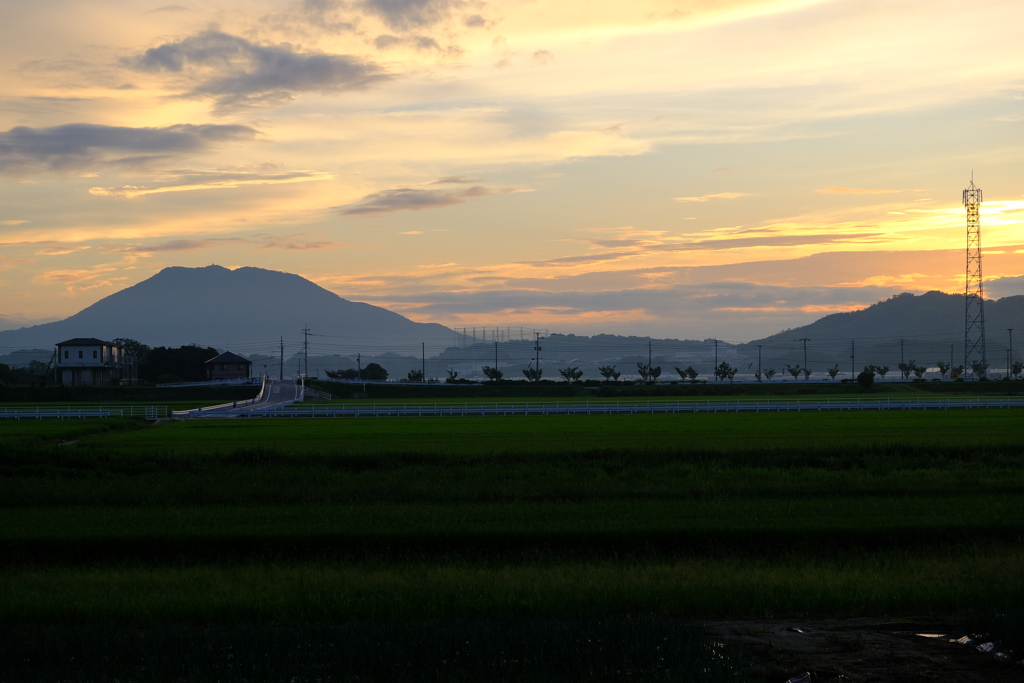 初秋の夕焼け1