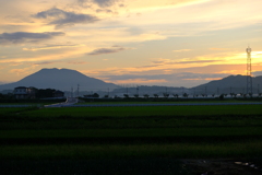 初秋の夕焼け1