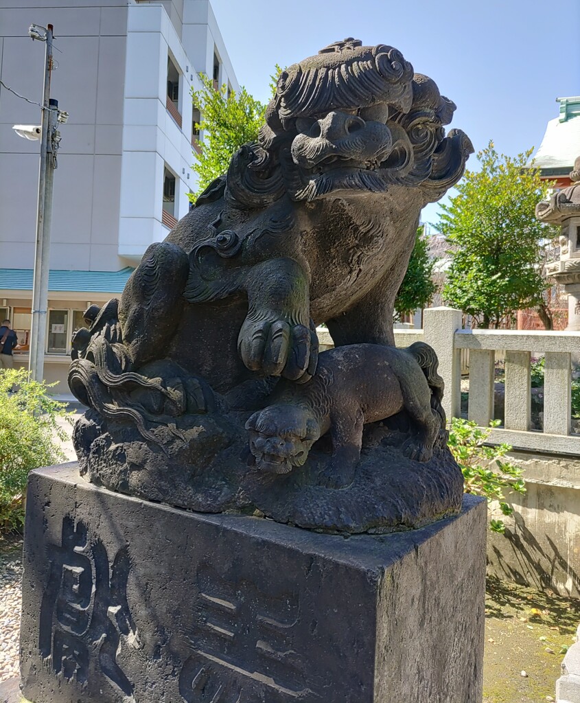 [狛犬]左
