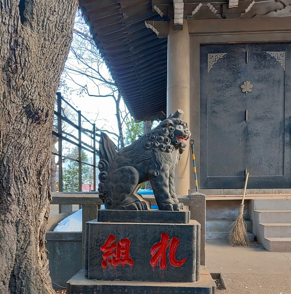 [狛犬]左