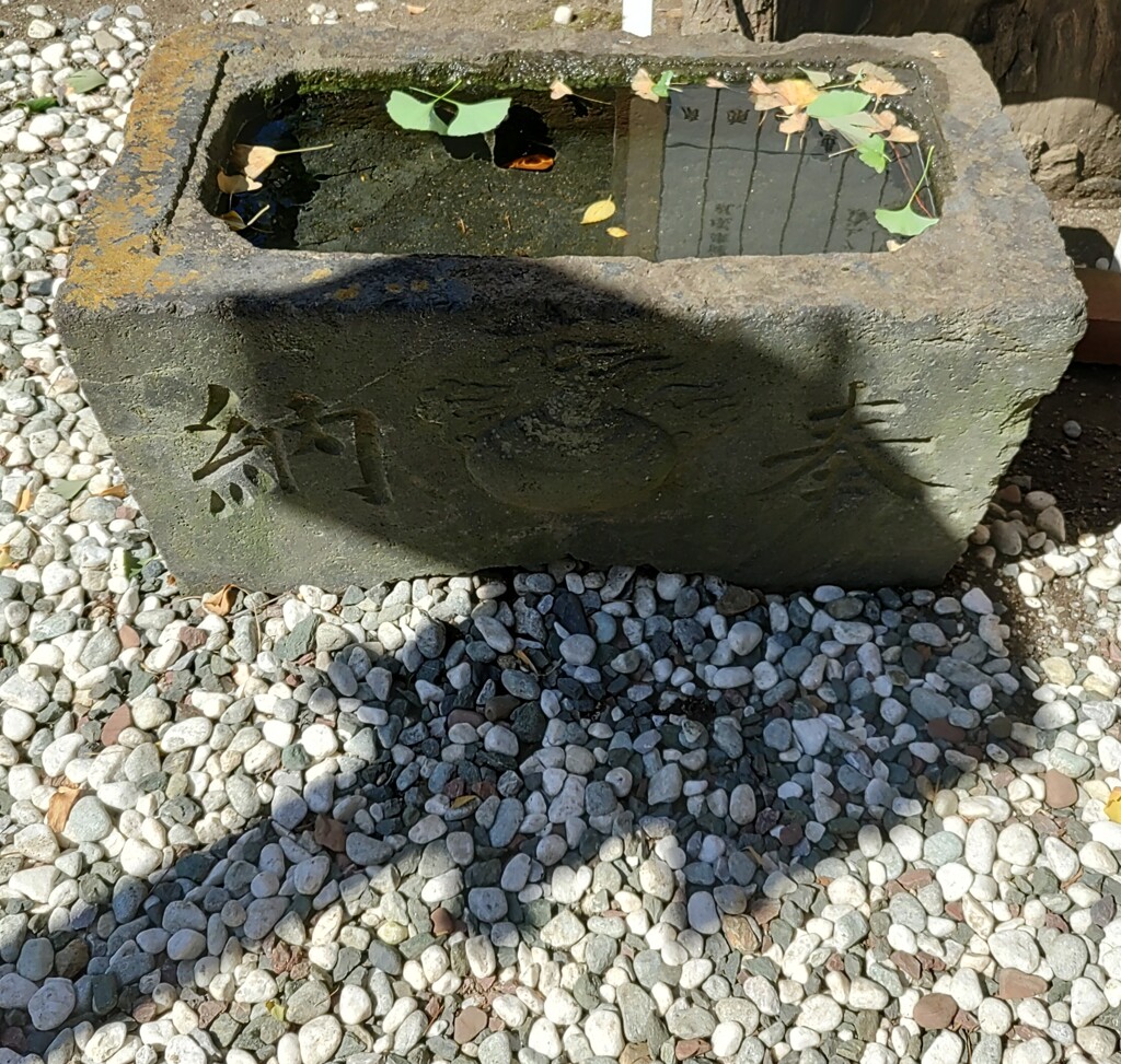 [手水鉢]紋