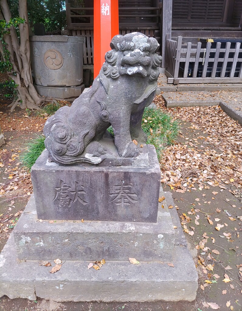 [狛犬]左