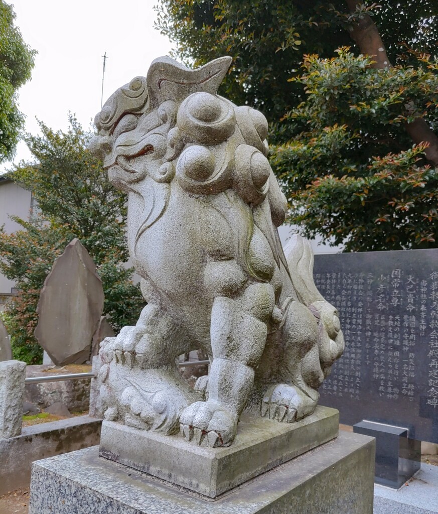 [狛犬]左