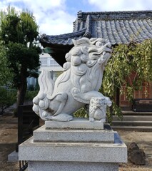 [狛犬]左