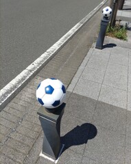 [車止め]