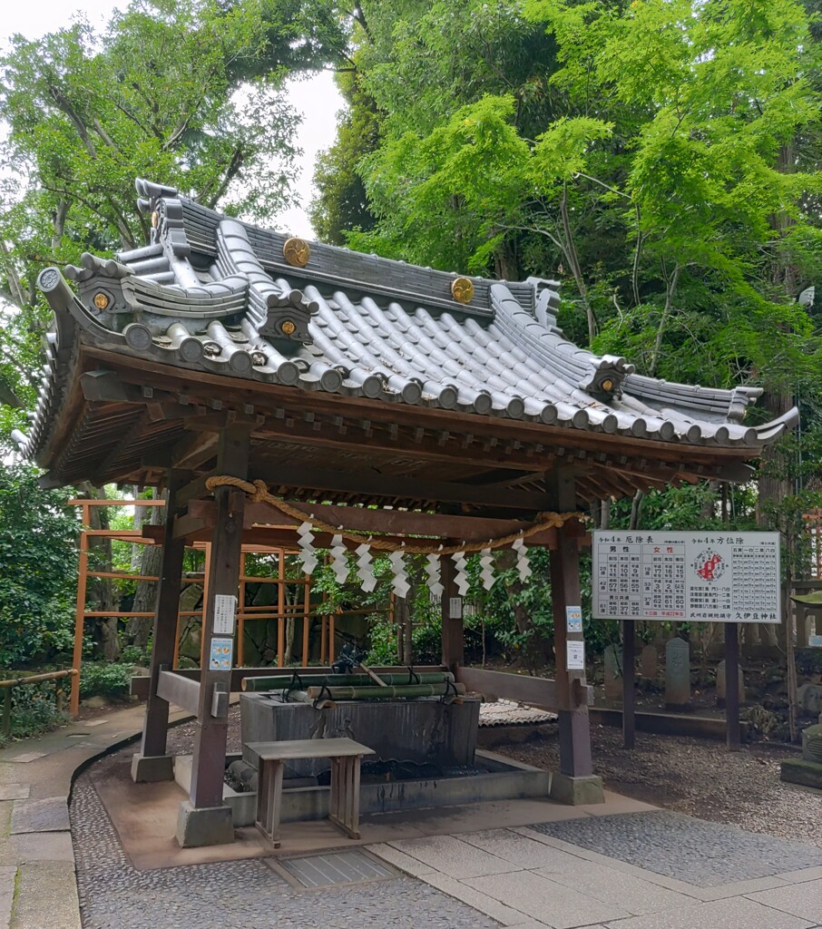 [手水舎]