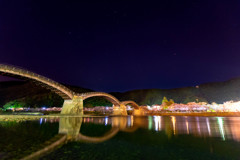 錦帯橋夜景
