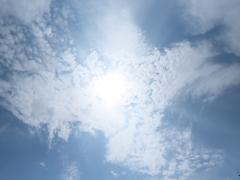 今日の空。