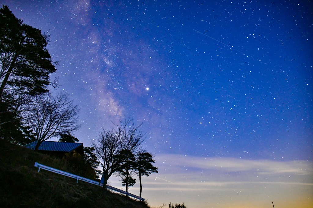 長野県大鹿村の星空