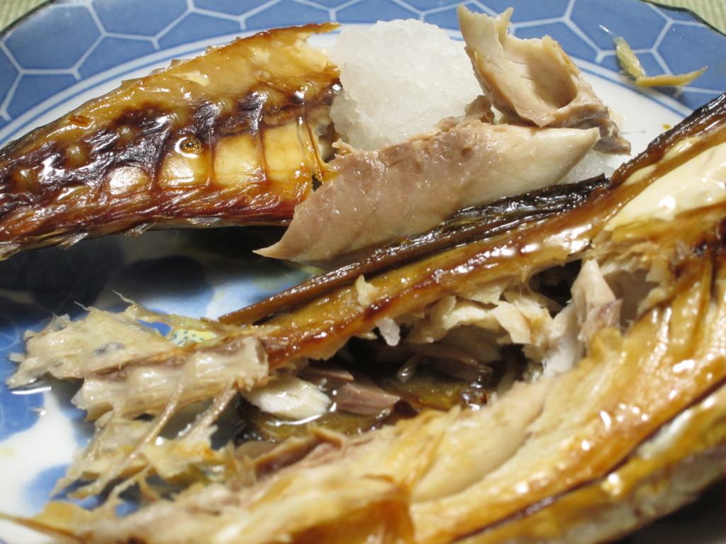 鯖の塩焼き