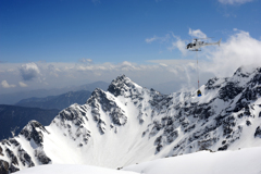 北穂高小屋入山